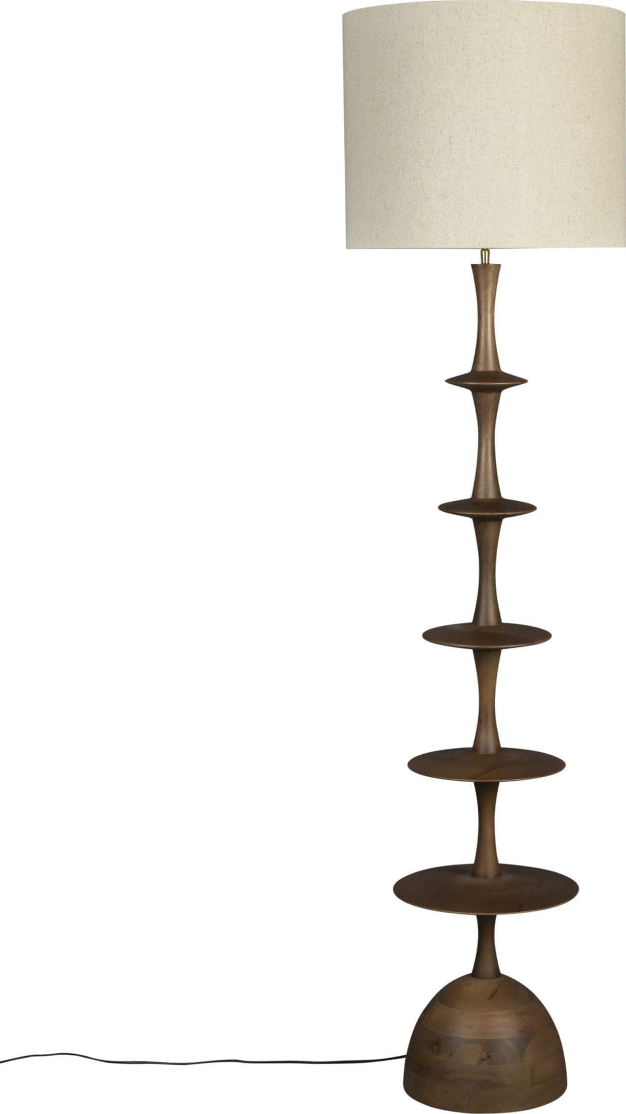 Vloerlamp Cath Walnut Dutchbone ZVR5100139