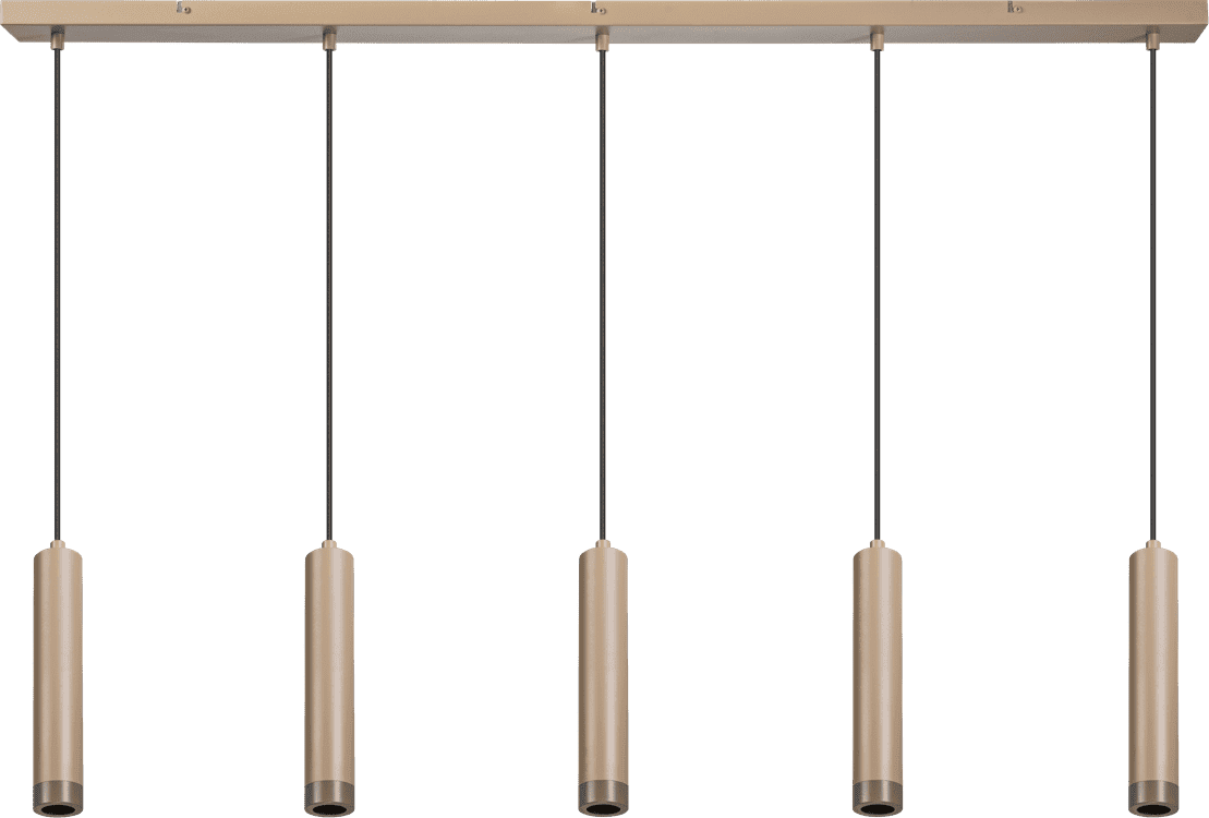 ETH Miller Hanglamp 5x E27 Mat Zand ETH verlichting Hanglamp 05-HL4363-59