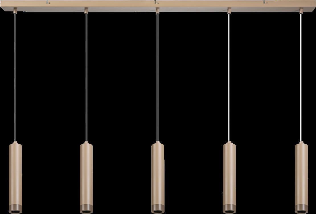 ETH Miller Hanglamp 5x E27 Mat Zand ETH verlichting Hanglamp 05-HL4363-59