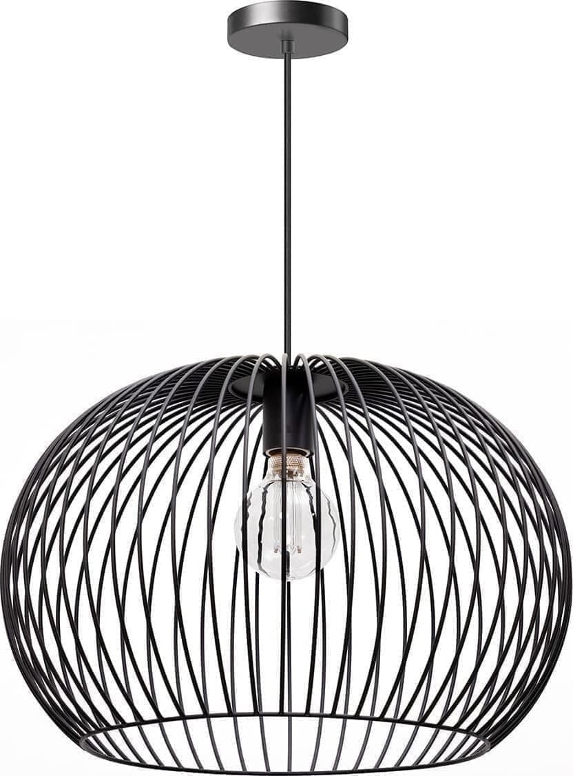 ETH Wire 2.0 Hanglamp W50cm/H35cm 1 X E27 Zwart ETH verlichting Hanglamp 05-HL4329-30