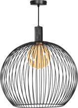 ETH Wire Hanglamp 70cm 1x E27 Zwart ETH verlichting Hanglamp 05-HL4458-30