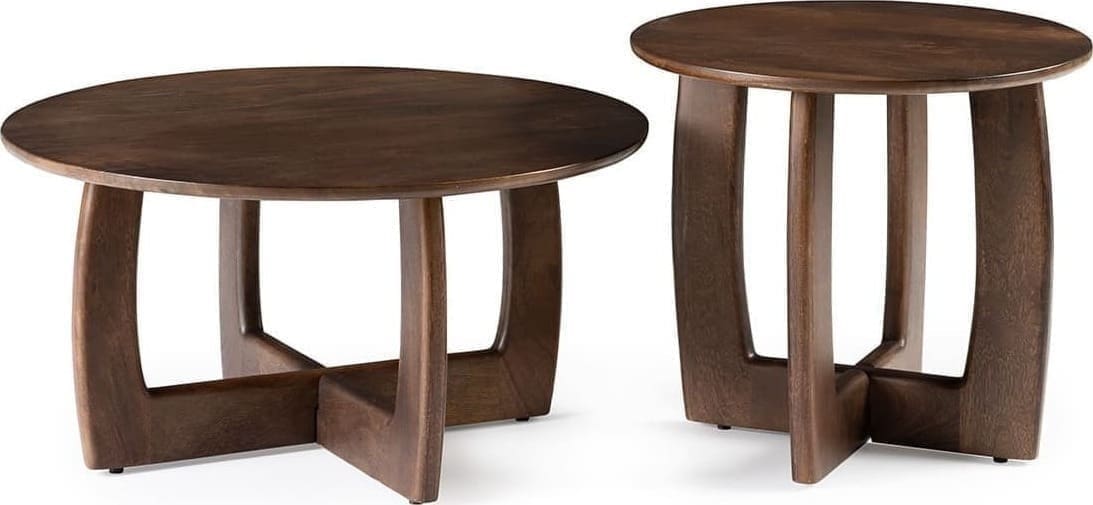Feelings Wonen meubelen Billund salontafel set van 2 Naturel Salontafel