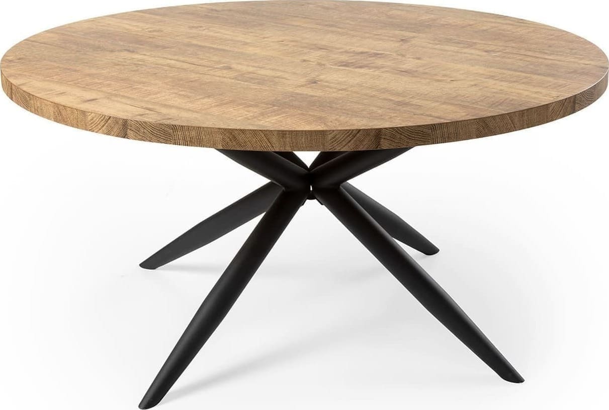 Feelings Wonen meubelen Brandy eettafel Ø140 Naturel Eettafel
