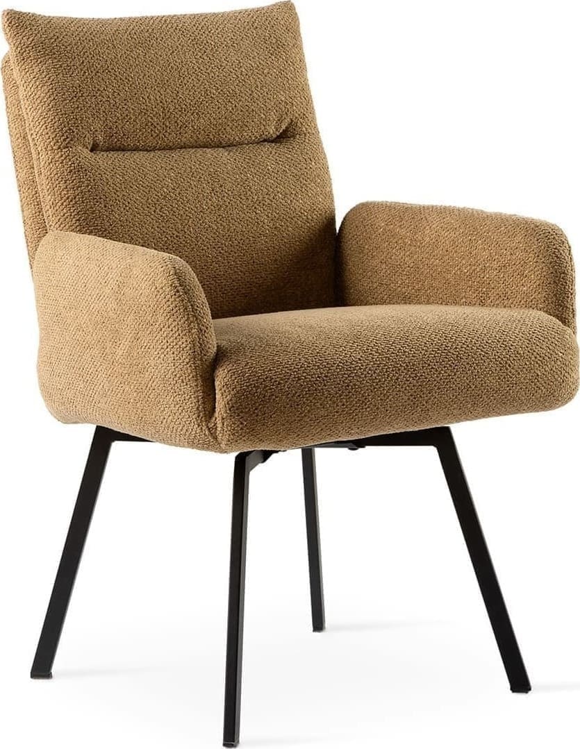 Feelings Wonen meubelen Brenn armstoel Naturel Eetkamerstoel