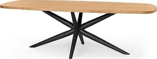 Feelings Wonen meubelen Camino eettafel mango 220cm Bruin|Naturel Eettafel