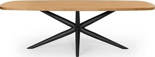 Feelings Wonen meubelen Camino eettafel mango 250cm Bruin|Naturel Eettafel