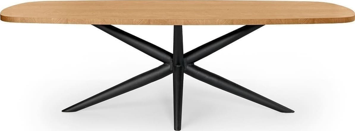Feelings Wonen meubelen Camino eettafel mango 250cm Bruin|Naturel Eettafel
