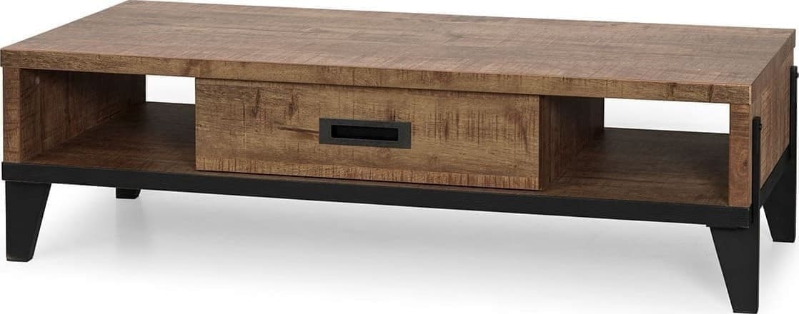 Feelings Wonen meubelen Camino salontafel dark mango 1L Bruin|Naturel Salontafel