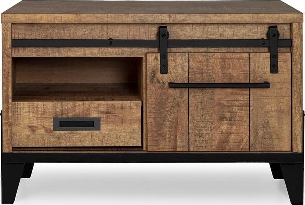 Feelings Wonen meubelen Camino tv-dressoir dark mango Bruin|Naturel Dressoir