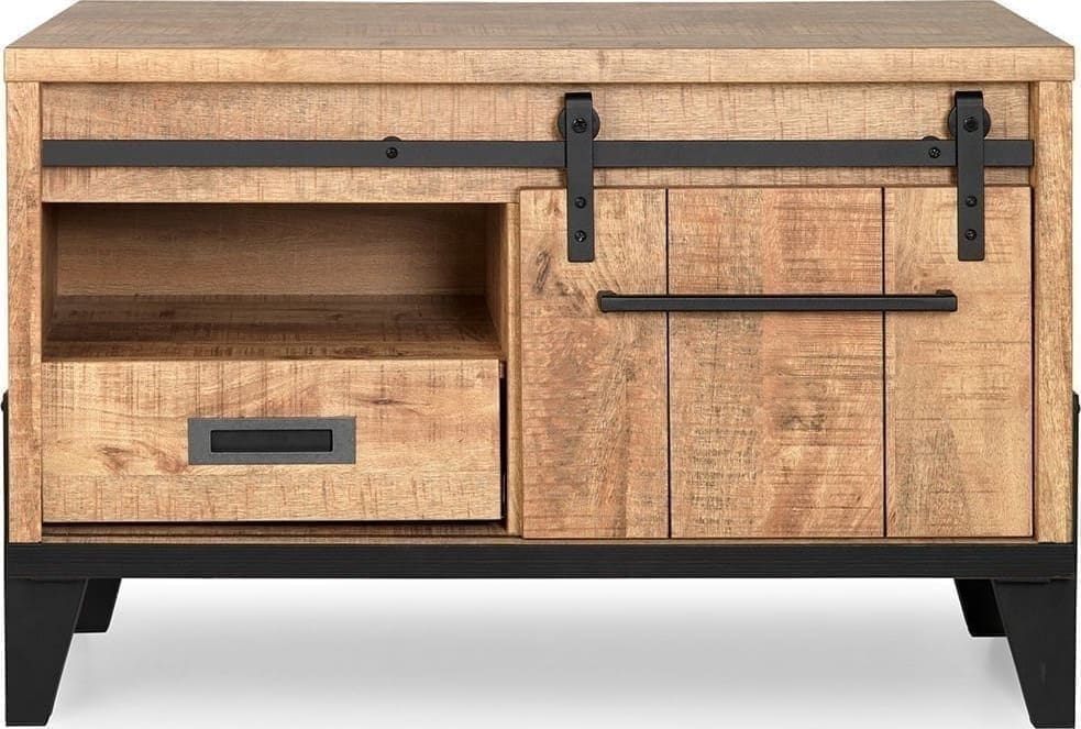Feelings Wonen meubelen Camino tv-dressoir mango 1D, 1L, OV Bruin|Naturel Dressoir