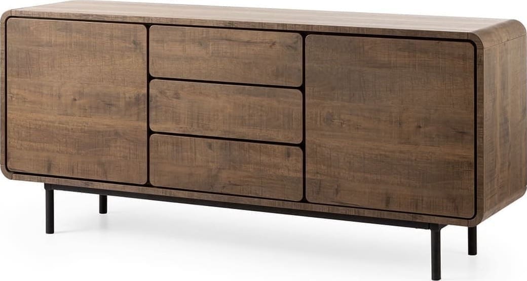 Feelings Wonen meubelen Girona dressoir 2D+3L Naturel Dressoir