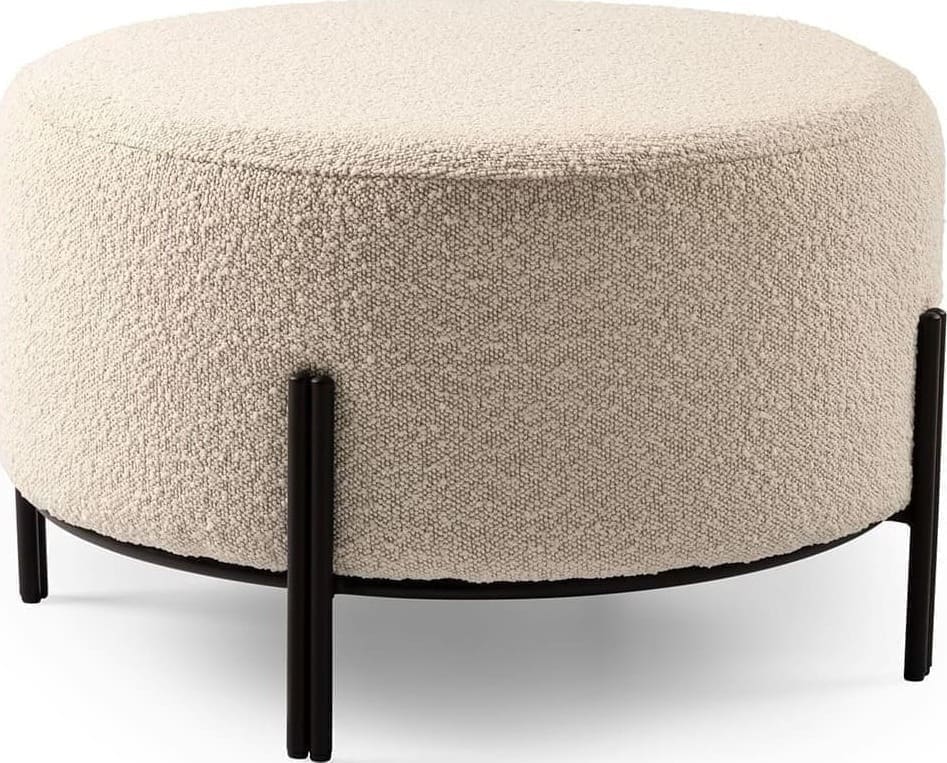 Feelings Wonen meubelen Iris poef naturel Naturel Hocker