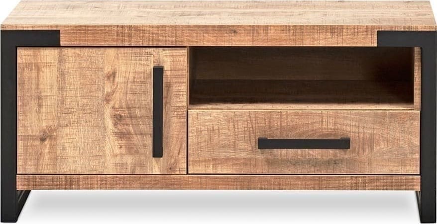 Feelings Wonen meubelen Kopenhagen tv-dressoir klein 1D+1L+OV Naturel Dressoir