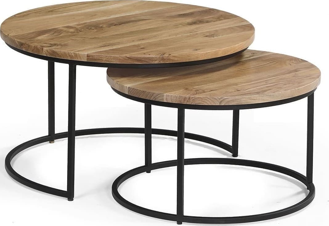 Feelings Wonen meubelen Kota salontafel s/2 Naturel Salontafel
