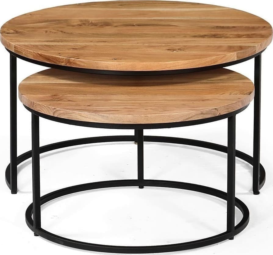 Feelings Wonen meubelen Kota salontafel s/2 Naturel Salontafel
