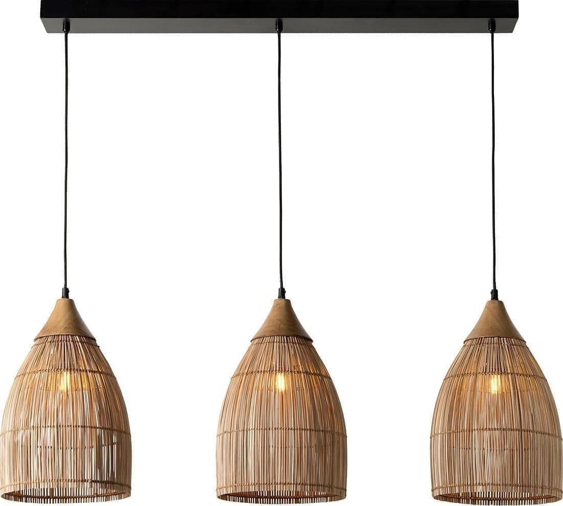Feelings Wonen meubelen Manilla hanglamp 3-lichts Naturel Hanglamp