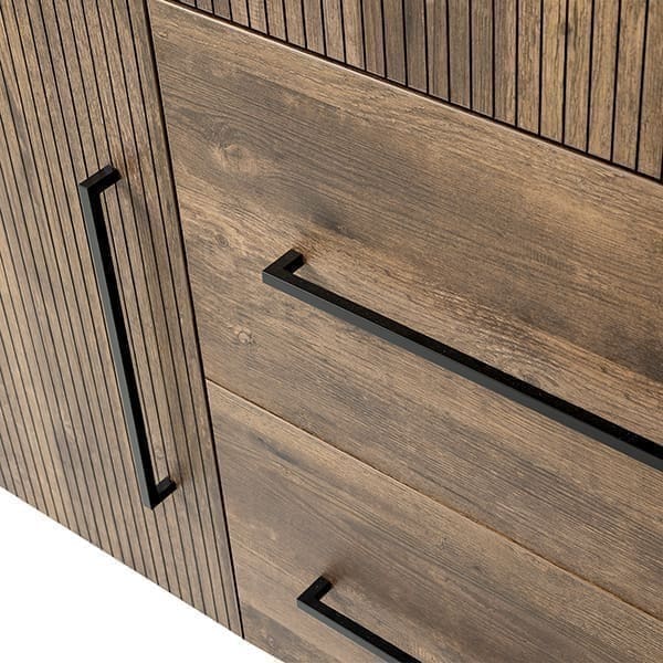 Feelings Wonen meubelen Napoli bergkast 2D+2L+3OV Naturel Bergkast
