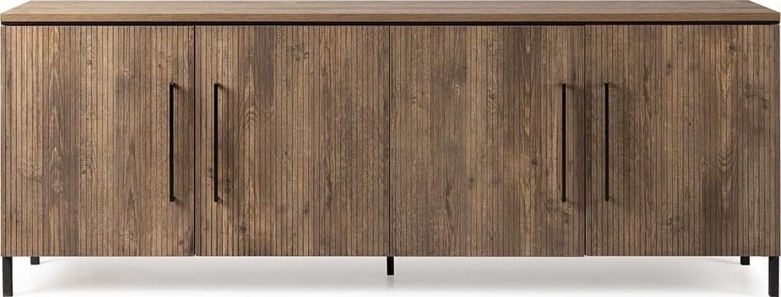 Feelings Wonen meubelen Napoli dressoir 4D Naturel Dressoir