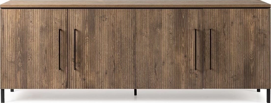 Feelings Wonen meubelen Napoli dressoir 4D Naturel Dressoir