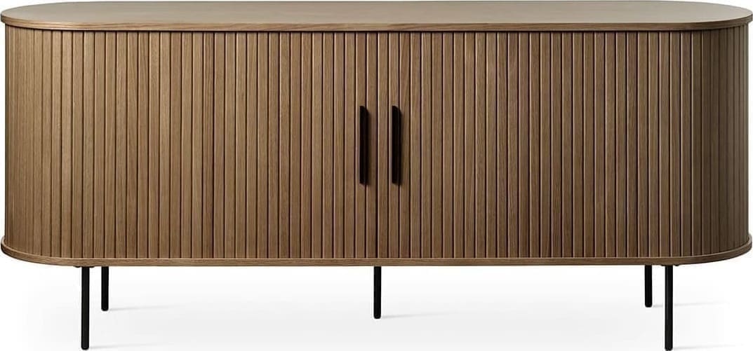Feelings Wonen meubelen Philou dressoir smoked oak 180cm Bruin Dressoir