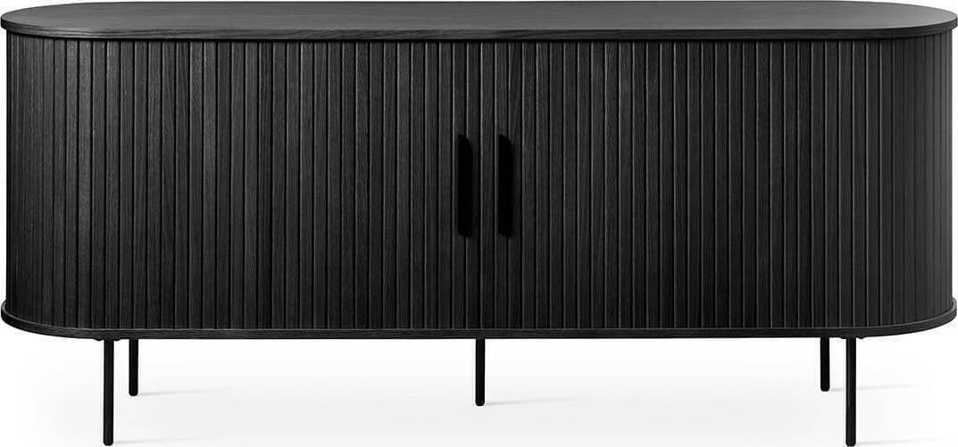 Feelings Wonen meubelen Philou dressoir zwart 180cm Zwart Dressoir