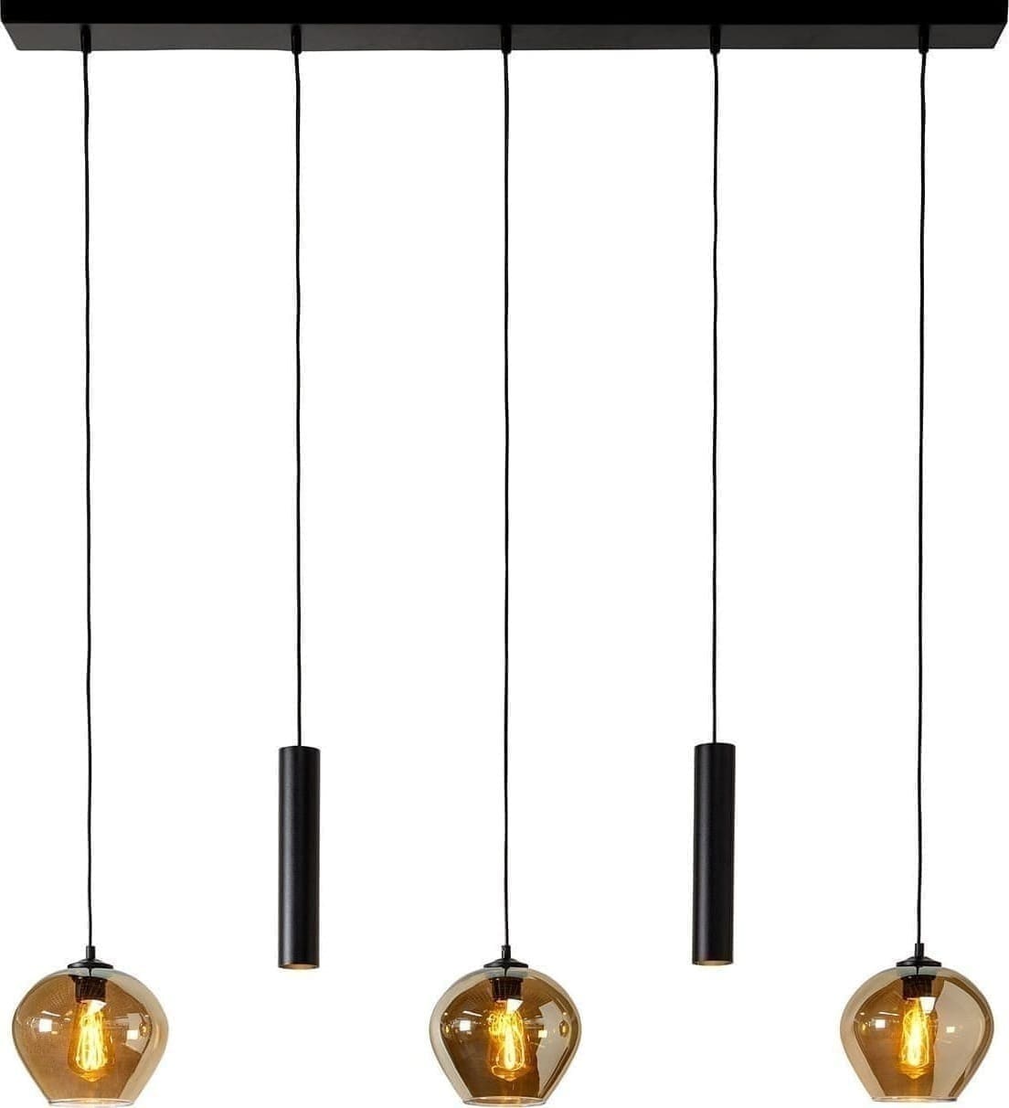 Feelings Wonen meubelen Quinto hanglamp 5-lichts Naturel Hanglamp