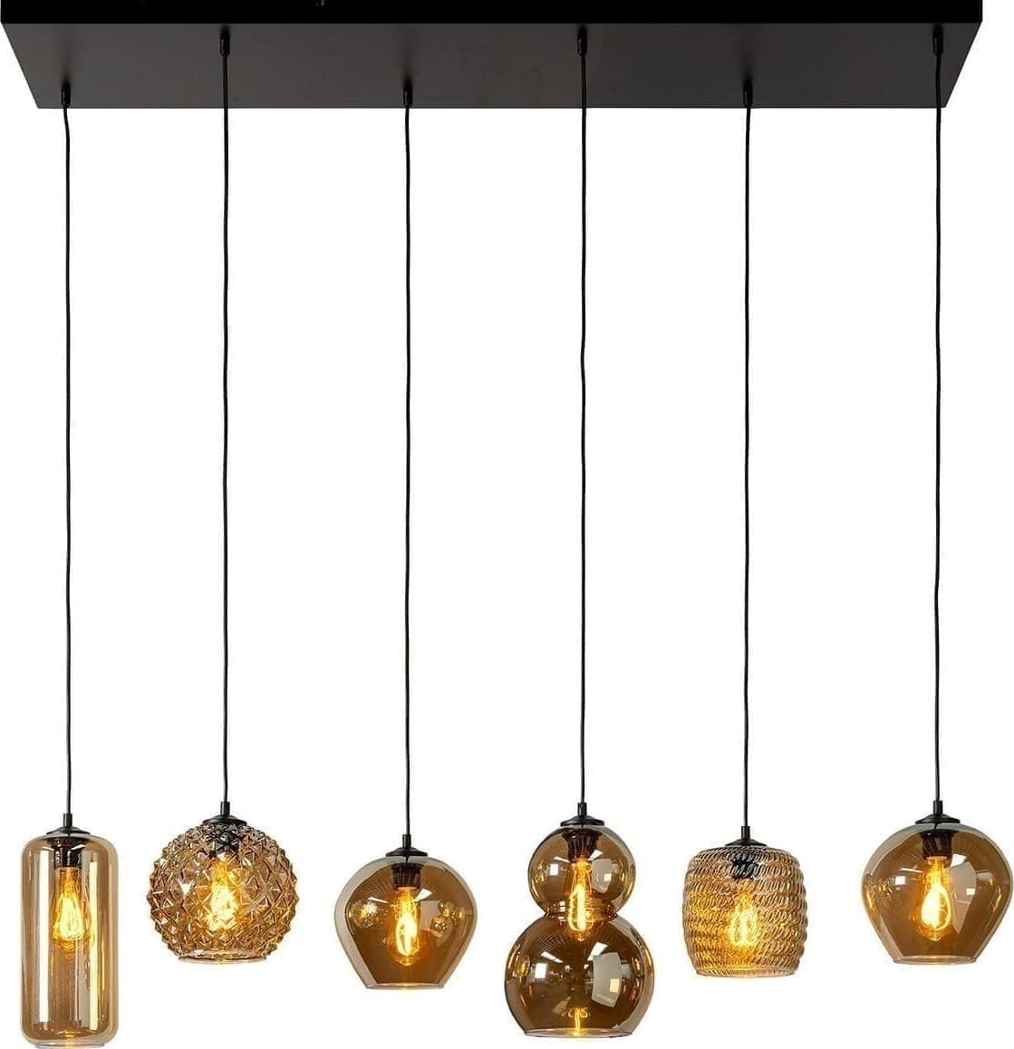 Feelings Wonen meubelen Quinto hanglamp 6-lichts Naturel Hanglamp