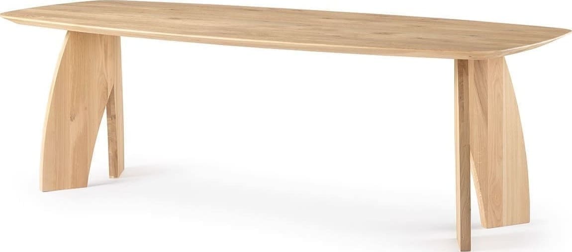 Feelings Wonen meubelen Table+ eettafel deens ovaal Naturel Eettafel