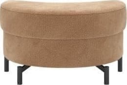 Henders & Hazel Alcona poef/hocker half rond - 80 x 52 cm Bank