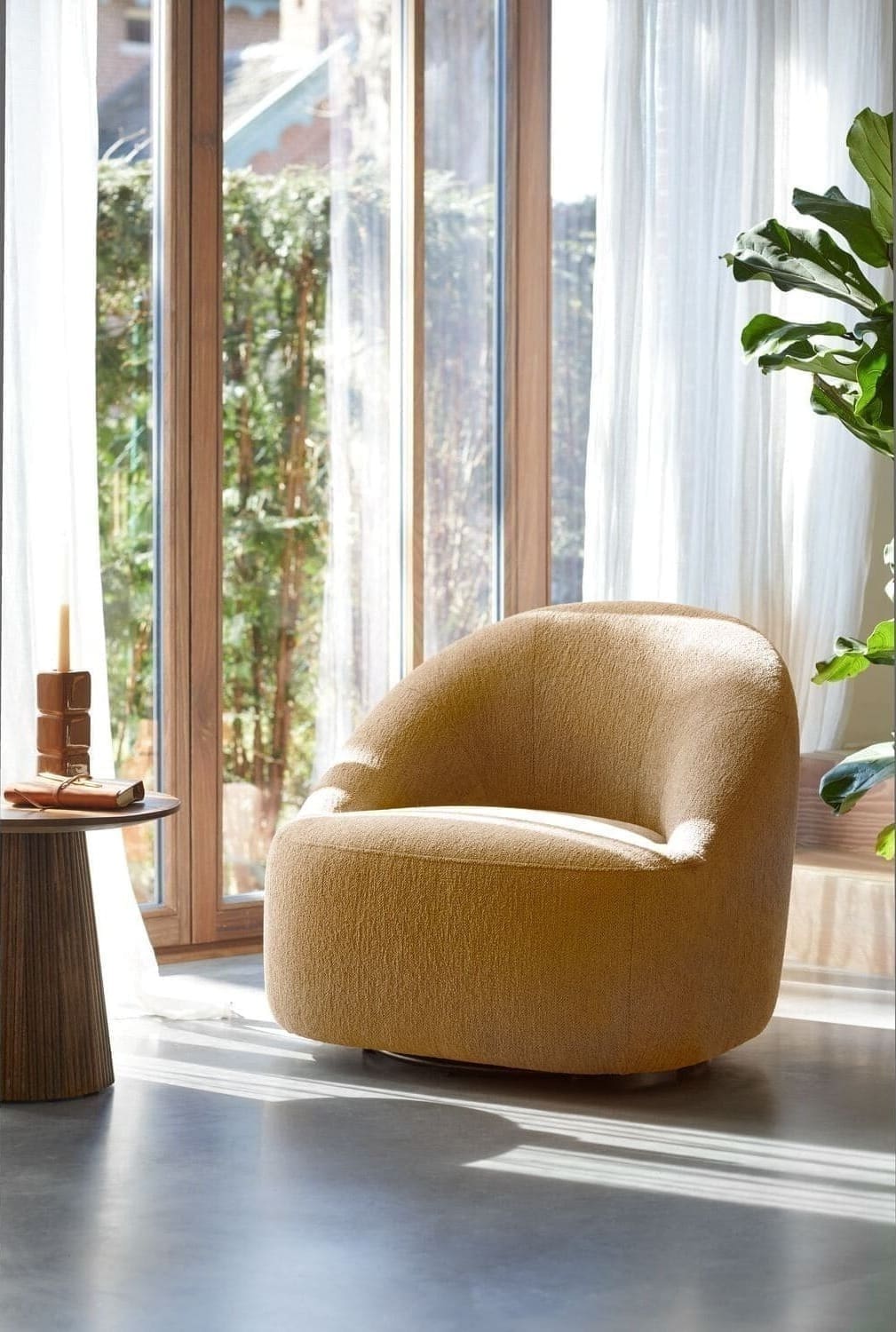 INHOUSE Fauteuil Felira okergeel Geel Fauteuil