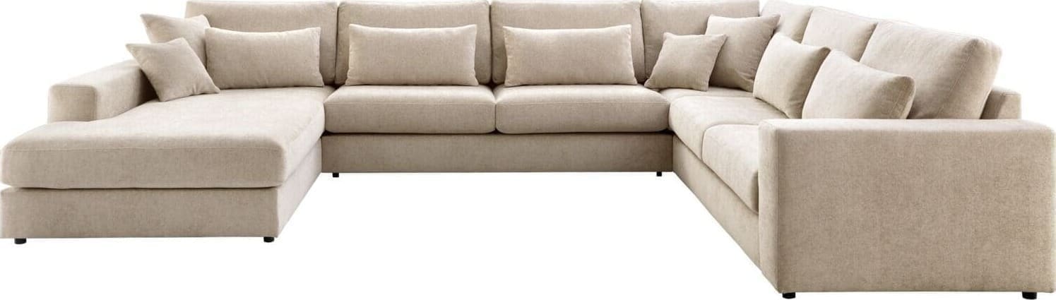 INHOUSE Hoekbank Rovella beige rechts Beige Hoekbank