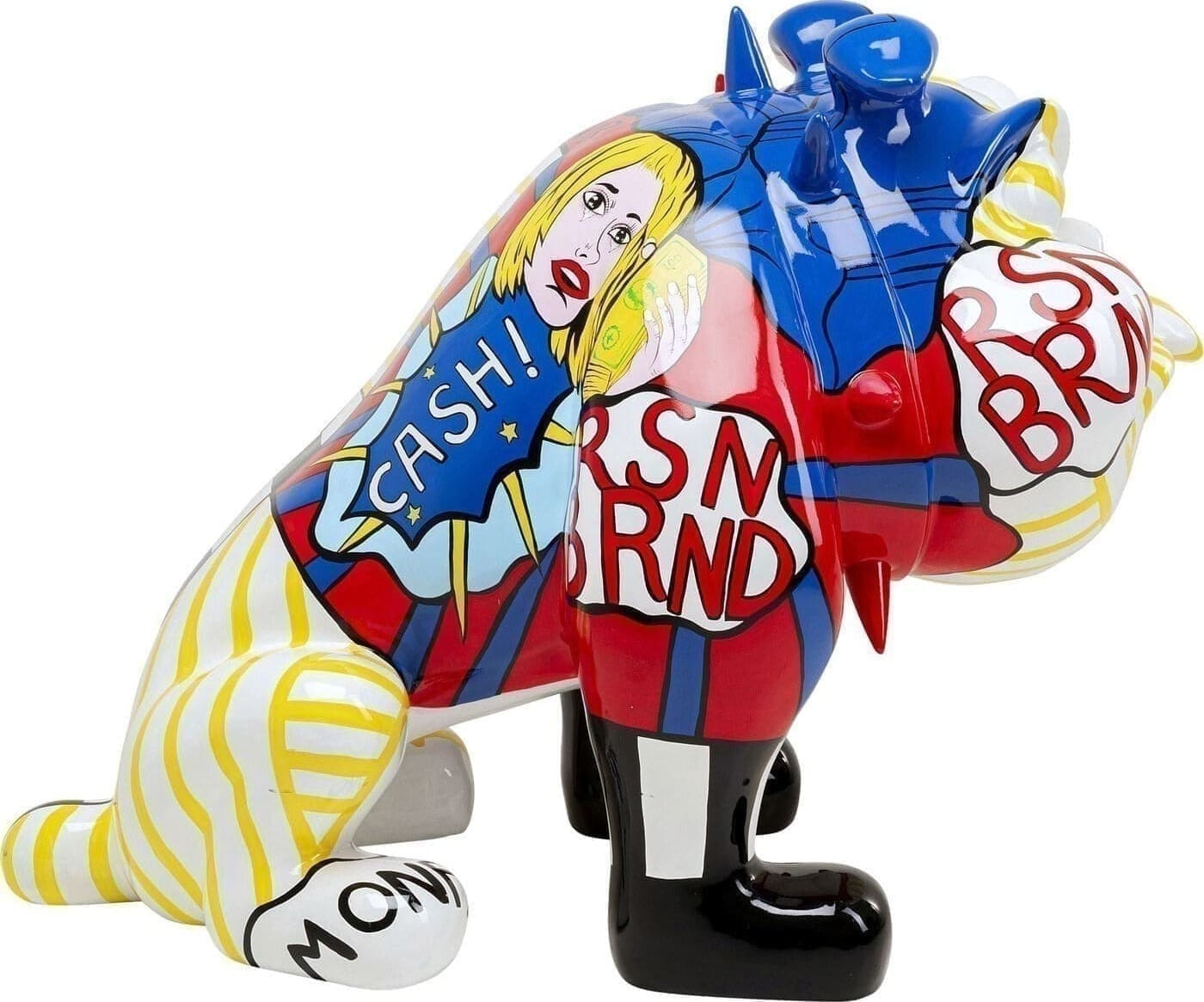 Beeld Graffiti Dog 110cm Kare Design Beeld 56828