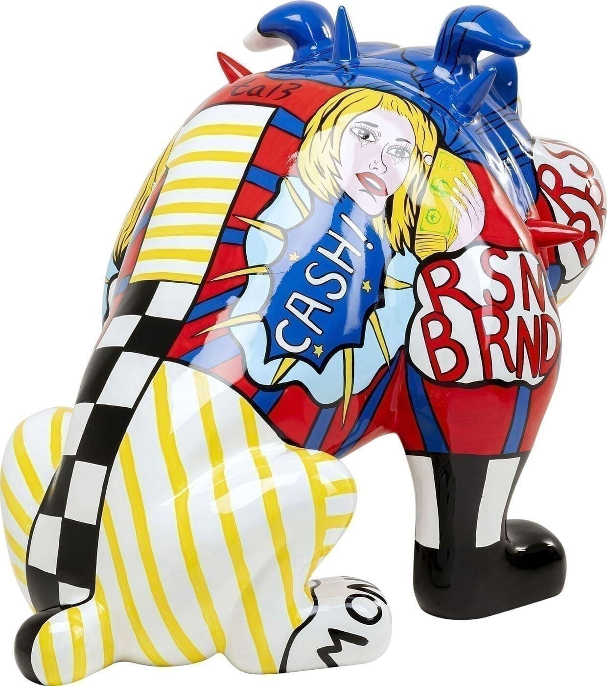 Beeld Graffiti Dog 110cm Kare Design Beeld 56828