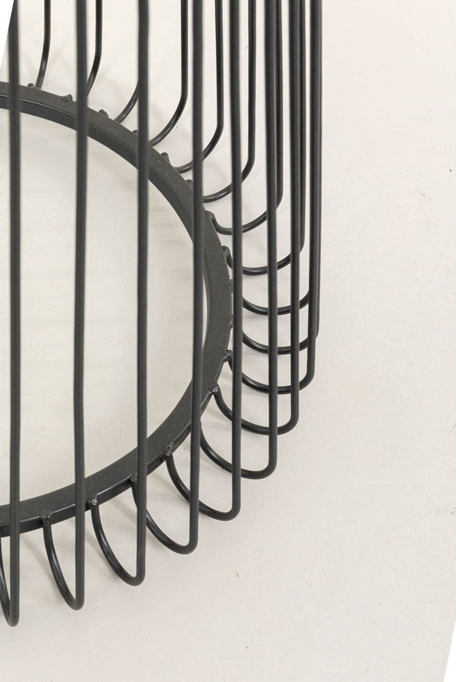 Bijzettafel Lisboa Black Ø38cm Kare Design Bijzettafel 70155
