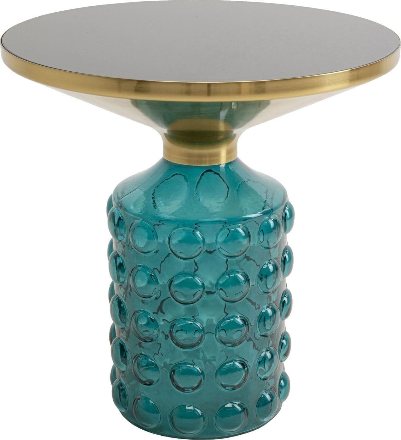 Bijzettafel Lola Blue Ø50cm Kare Design Bijzettafel 70648