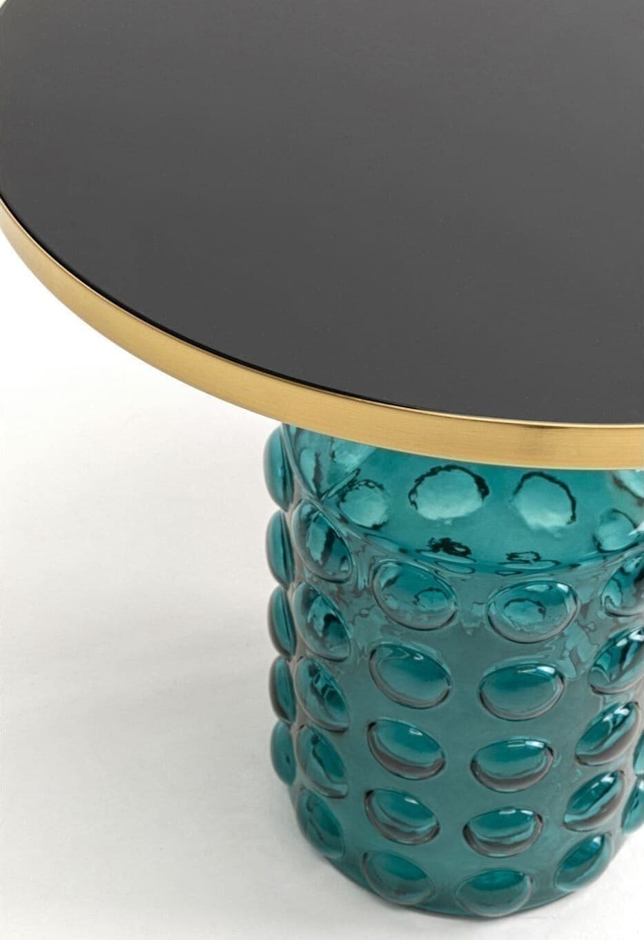 Bijzettafel Lola Blue Ø50cm Kare Design Bijzettafel 70648