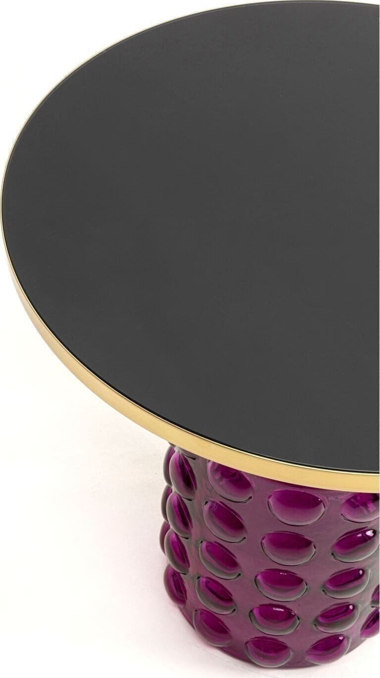 Bijzettafel Lola Purple Ø50cm Kare Design Bijzettafel 70649