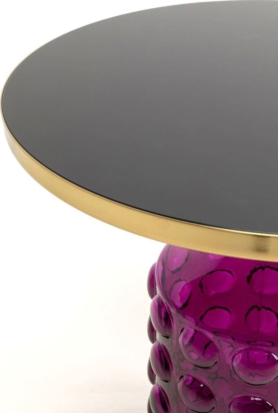 Bijzettafel Lola Purple Ø50cm Kare Design Bijzettafel 70649