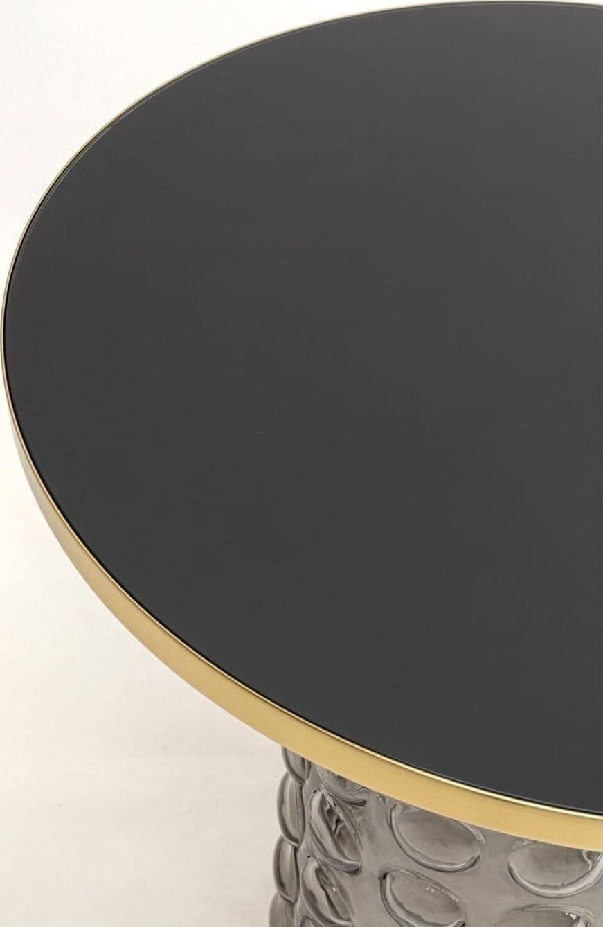 Bijzettafel Lola Smoke Ø50cm Kare Design Bijzettafel 70647
