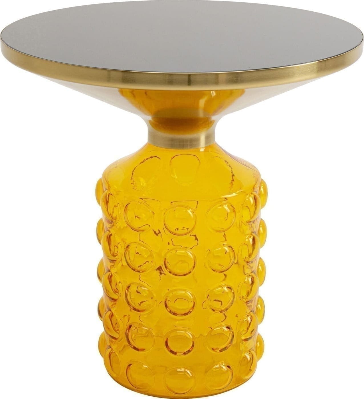 Bijzettafel Lola Yellow Ø50cm Kare Design Bijzettafel 70643