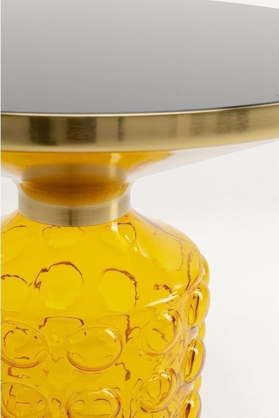 Bijzettafel Lola Yellow Ø50cm Kare Design Bijzettafel 70643
