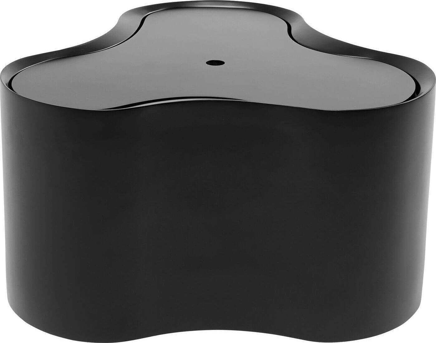 Bijzettafel Lotus Black 30cm Kare Design Bijzettafel 70874