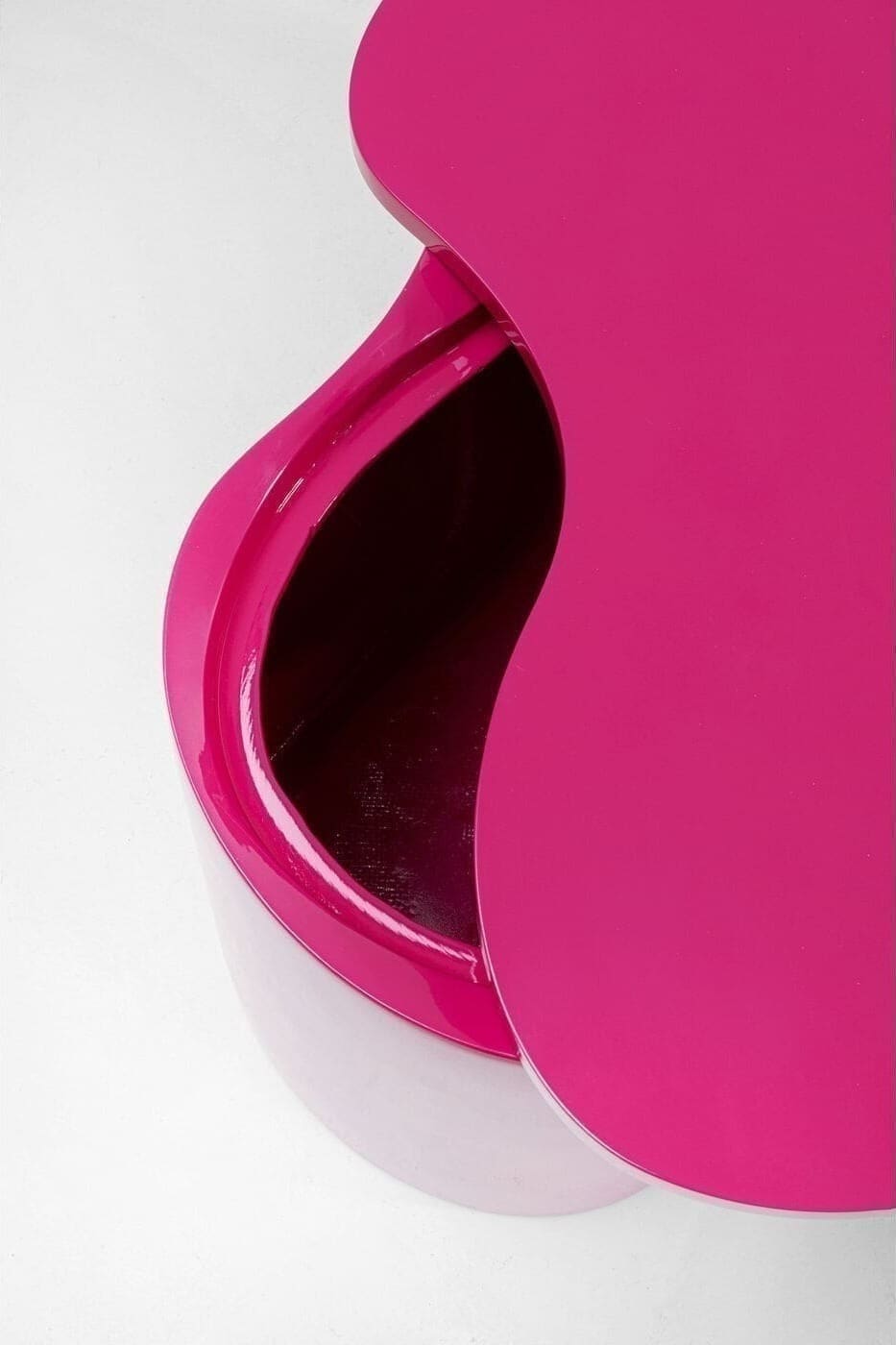 Bijzettafel Lotus Pink 30cm Kare Design Bijzettafel 70876