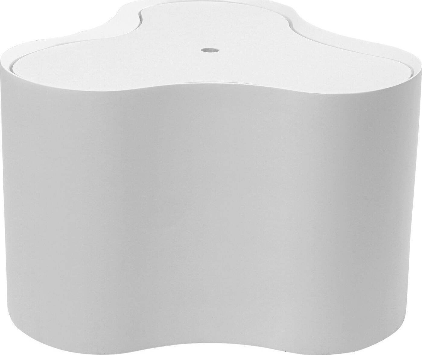 Bijzettafel Lotus White 30cm Kare Design Bijzettafel 70879