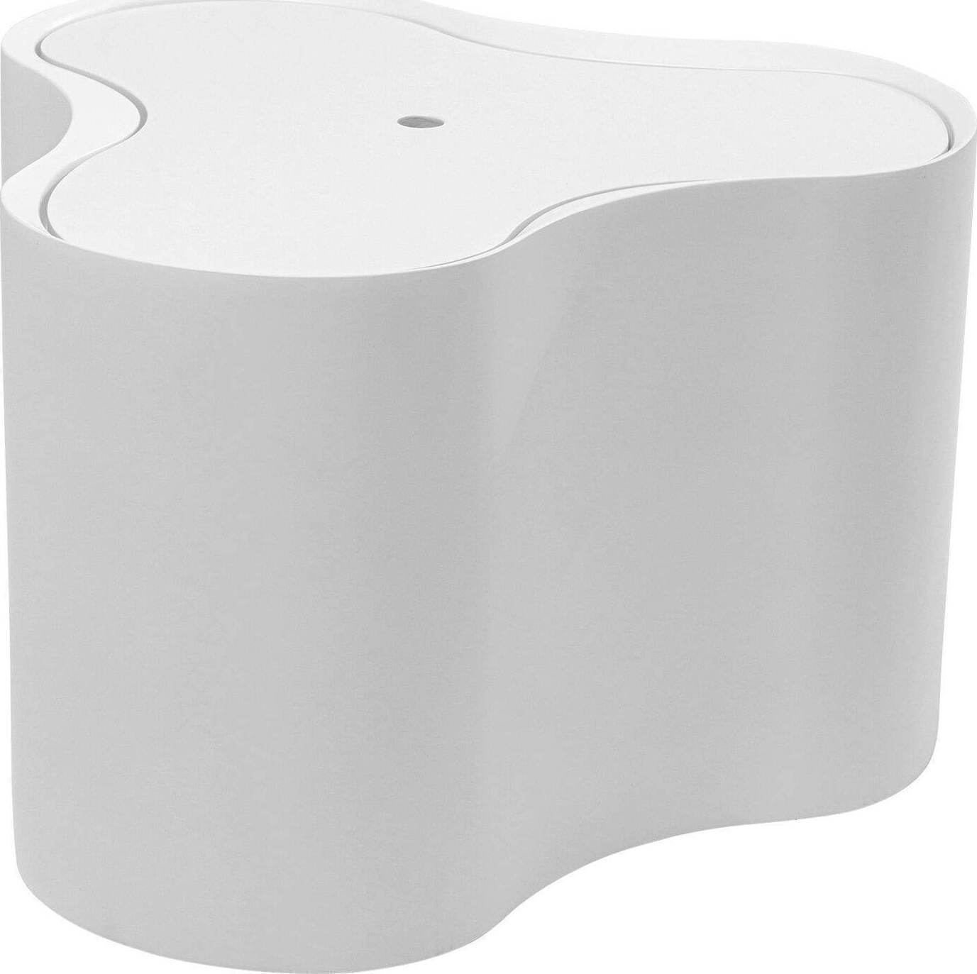Bijzettafel Lotus White 35cm Kare Design Bijzettafel 70880