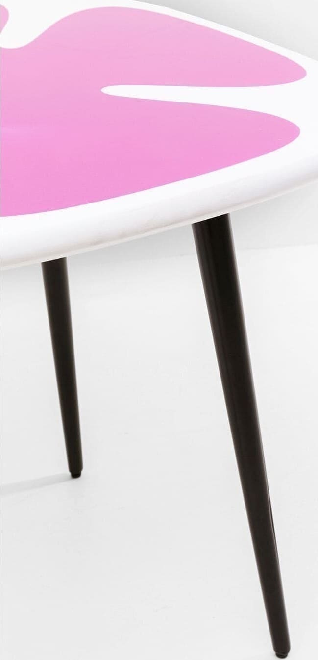 Bijzettafel Petal Pink 60x60cm Kare Design Bijzettafel 70846