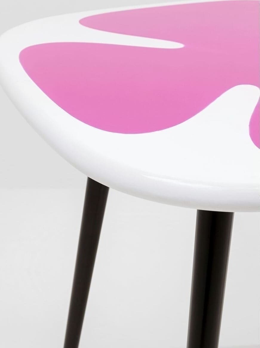 Bijzettafel Petal Pink 60x60cm Kare Design Bijzettafel 70846