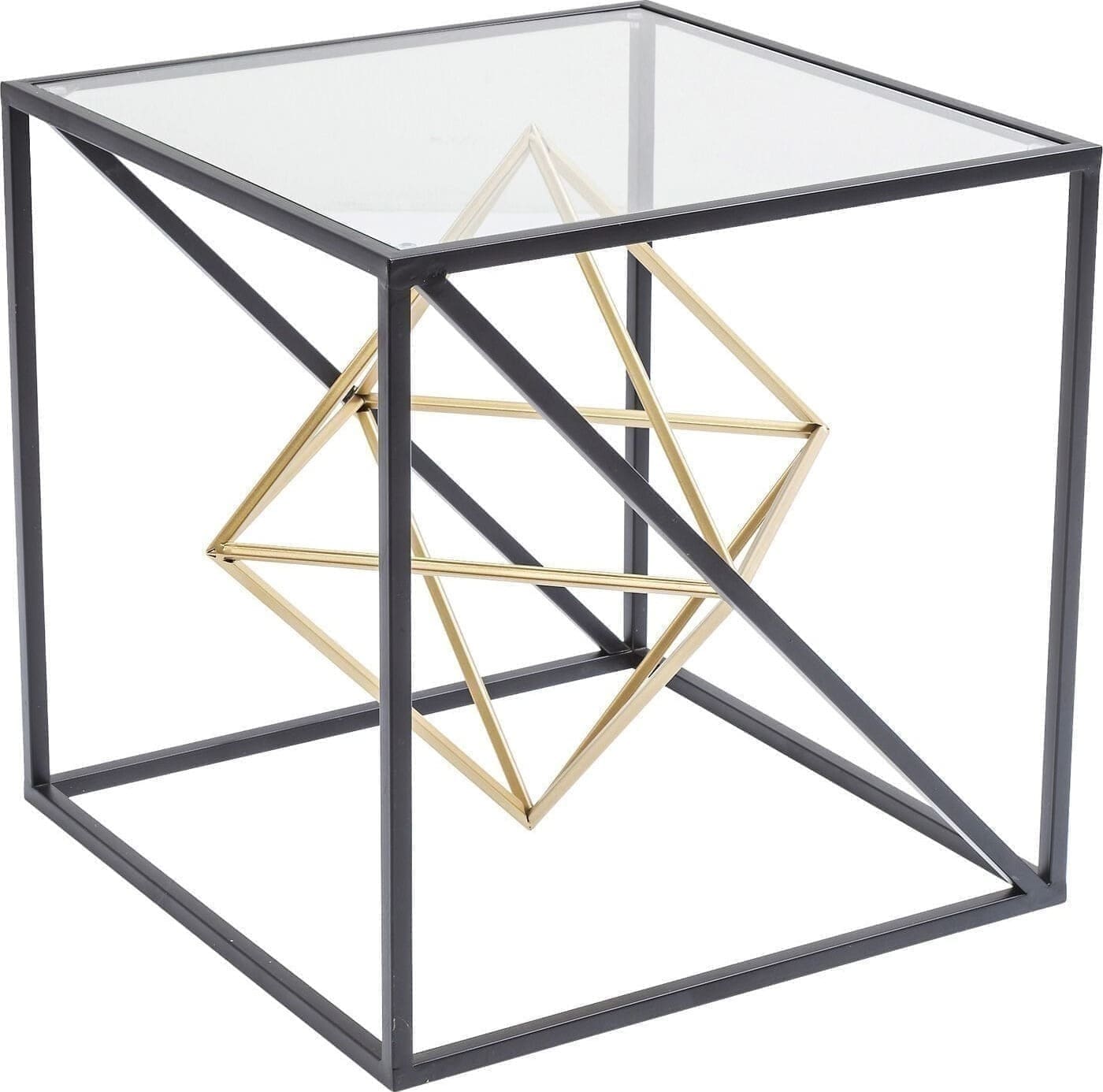 Bijzettafel Prisma 45x45cm Kare Design Bijzettafel 82170