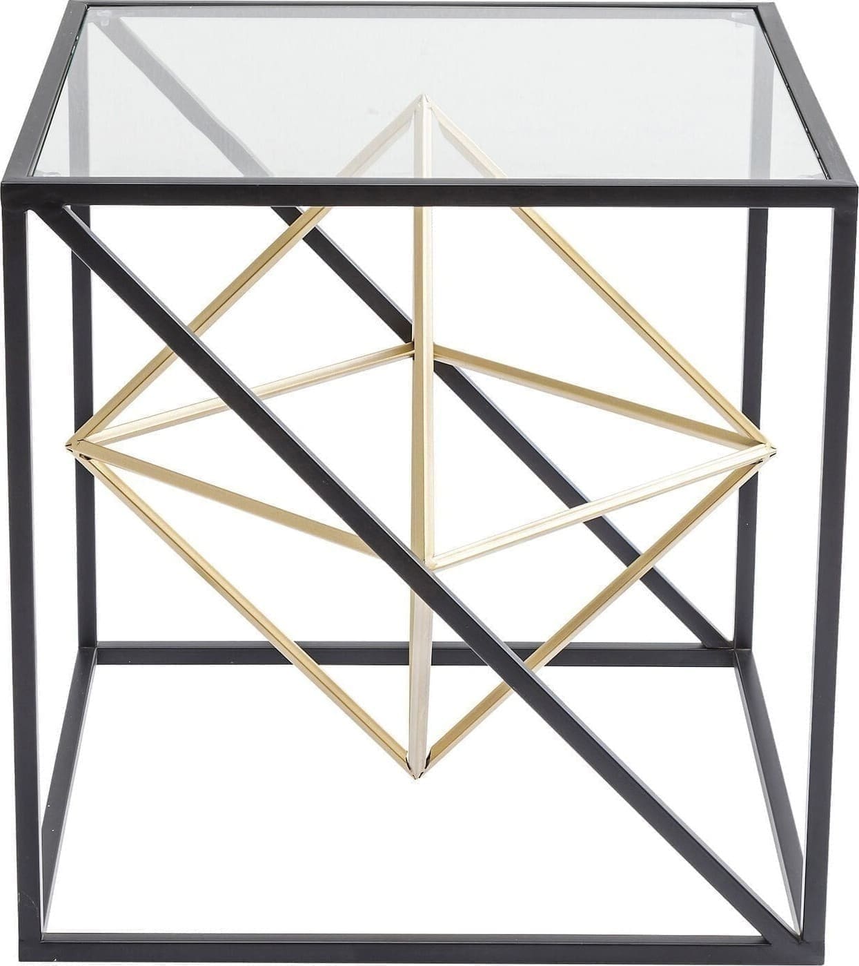 Bijzettafel Prisma 45x45cm Kare Design Bijzettafel 82170