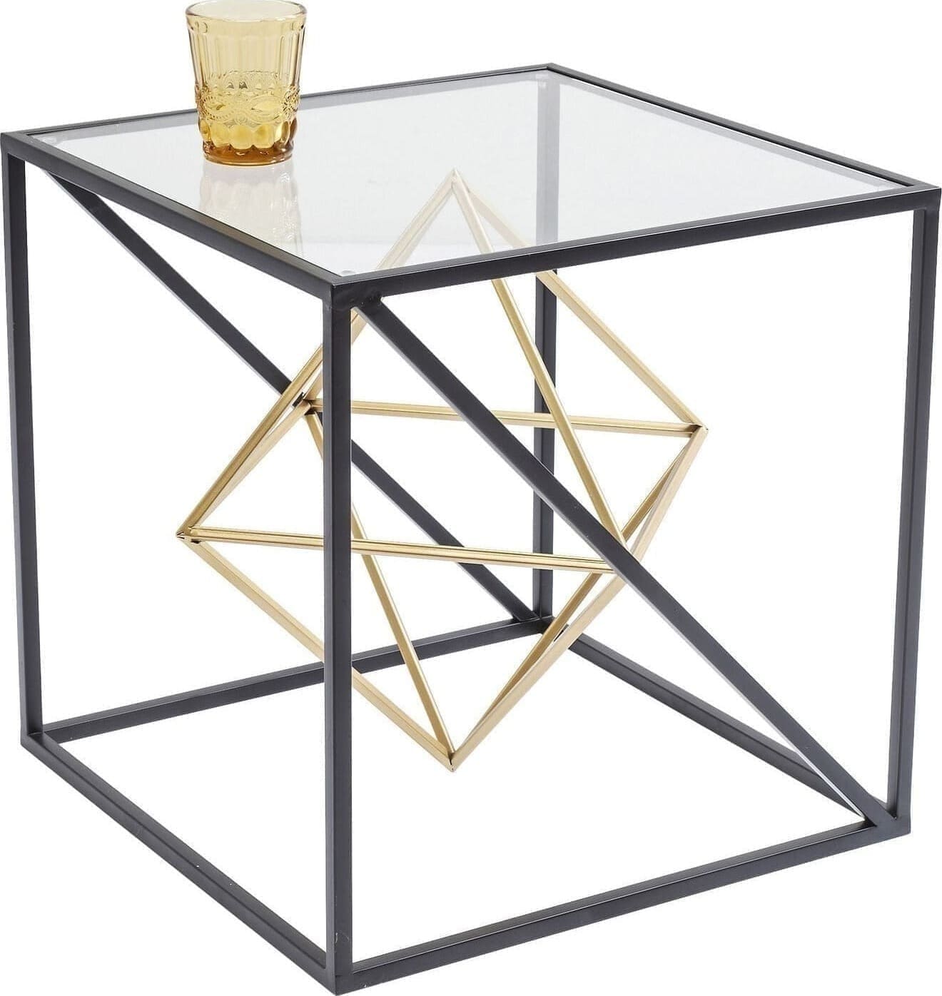 Bijzettafel Prisma 45x45cm Kare Design Bijzettafel 82170